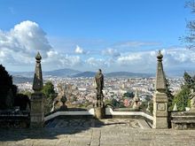 View from in front of the church
