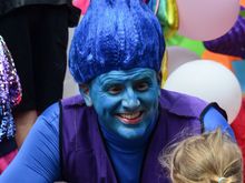 Everyone got into the fun, young and old.