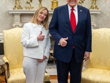 Meloni visiting Trump and taking precautions 