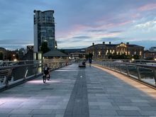 Pedestrian bridge across the River Lagan