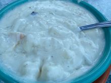 Chowder, nice and thick.