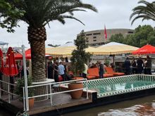 Party time on the Yarra River