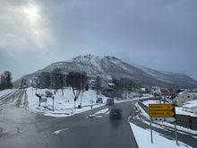 It was still winter in northern Norway in April