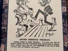 Interesting display at the Immigration Museum