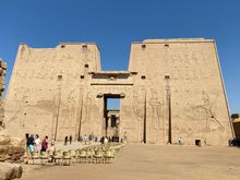 The pylon, or entry gate, is 36 meters high and is one of the most striking of the temples we’ve seen