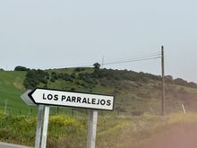 Unpaved road to the inn....about 20 minutes from hill town of Vejer...scary to drive at night.....last year I had to be escorted out of town by police after I was driving wrong way on road filled with little school kids..but police were very kind....