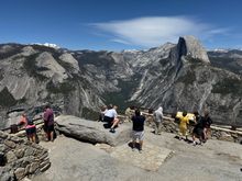 Yosemite Valley from the famous Glacier Point Lookout 
