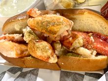 We ate a lot of lobster