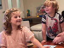 Great niece and nephew