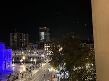 It rained during the night a couple of times.