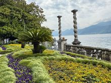 Lush gardens of Villa Monasterio
