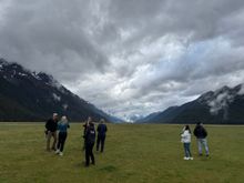 Our stop at Eglinton Valley on the Milford Sound Road