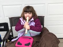 we were serenaded while cooking today.