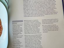 Jose Andres" tomato soup recipe..you can play with this a lot..use fregola if you do not have trahana, for example.  I added plain yogurt yesterday, before I bought some feta which we will have tonight in the soup.