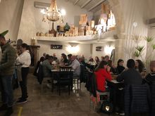 Interior of this very pretty restaurant; very good pricing, too.