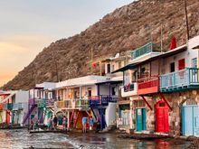 The colourful village of Klima