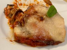 Eggplant parmesan appetizer