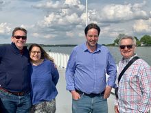 Aboard the longest running ferry in the US. Only 15 minutes long, but it has been an operation for 150 years on the Maryland Eastern shore.