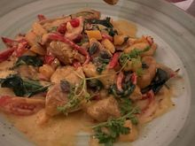 Pumpkin gnocchi (remember how close we were to Austria and to Italy!) 