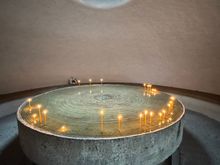 A memorial to the prisoners at Sighet Prison. 