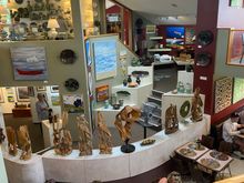 Interior of the Dunes Art Gallery - so beautiful!