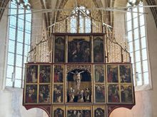 The largest triptych altar in Transylvania