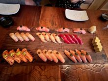 Delicious nigiri from our tasting menu at Park.