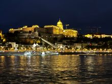 Scenes from our Legenda boat cruise on the Danube - this is Buda Castle 
