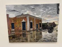 Two paintings by Luis Carlos Hurtado