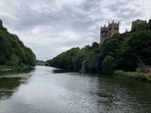 Took a River boat cruise this afternoon - this is Durham Cathedral from the River Wear.