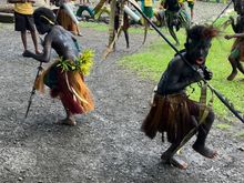 Welcome dance at the school