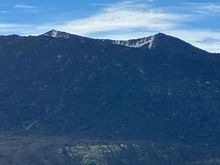 Volcano in distance