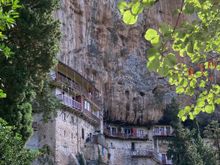 The Prodromou Monastery, foundations dating back to 1167, and still active