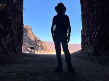 Inside the historic tunnel 