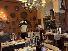 The warm and inviting Trattoria del Chianti