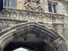 Front of the High St. Gate. They close these doors every night at 8:00PM, been doing that for centuries.