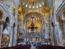 the stunning St. Mark's Basilica 