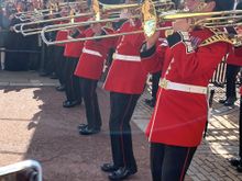Changing of the guards at Buckingham Palace
