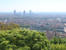 View of Lyon from Notre Dame Basilica