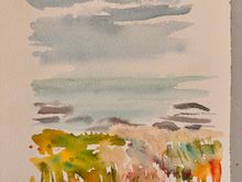 Some of my wife’s watercolors from Yachats. 