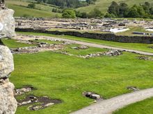 You can get an idea how big the site was.  It had a fort and a vicus, a town which would grow around the soldiers