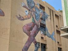 In the vicinity, not actually part of the Pier 2 Art Centre. Lots of art in the region