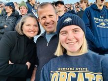It’s Parent Weekend at Montana State, so we’re hanging out with our favorite biomedical engineering student and her friends. 

Headed back to the Super Eight after the game ($270 for tonight). Man, Bozeman has gotten so expensive!! 

