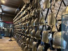 Not much to say, a. big row of Breast Plates, not sure of there historical significance, but I'm pretty sure they are not from Old Navy