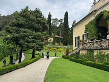 Lush and green grounds of Villa del Balbianello