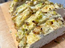 Sliced onion loaf