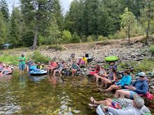 Selway River sitting.
