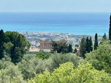 View of the Temple of Concordia from our terrace