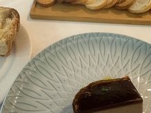 Pate of chicken and pigeon compliments of chef