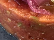 Tartar on tomatoes